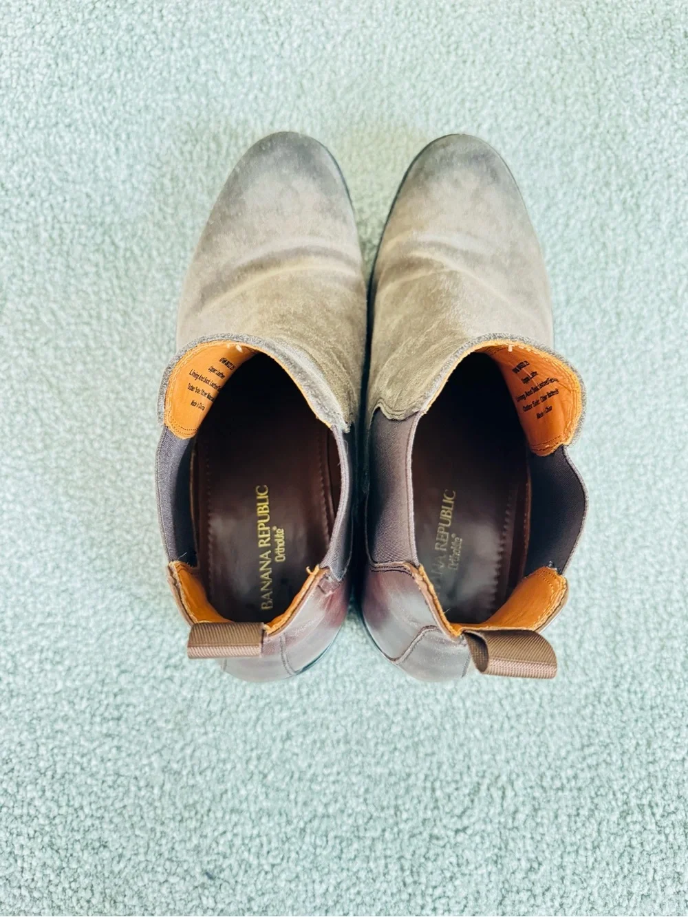 Banana Republic Men's Suede Chukka Boots - Gray